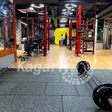 Gym Rubber Tiles modular flooring solution