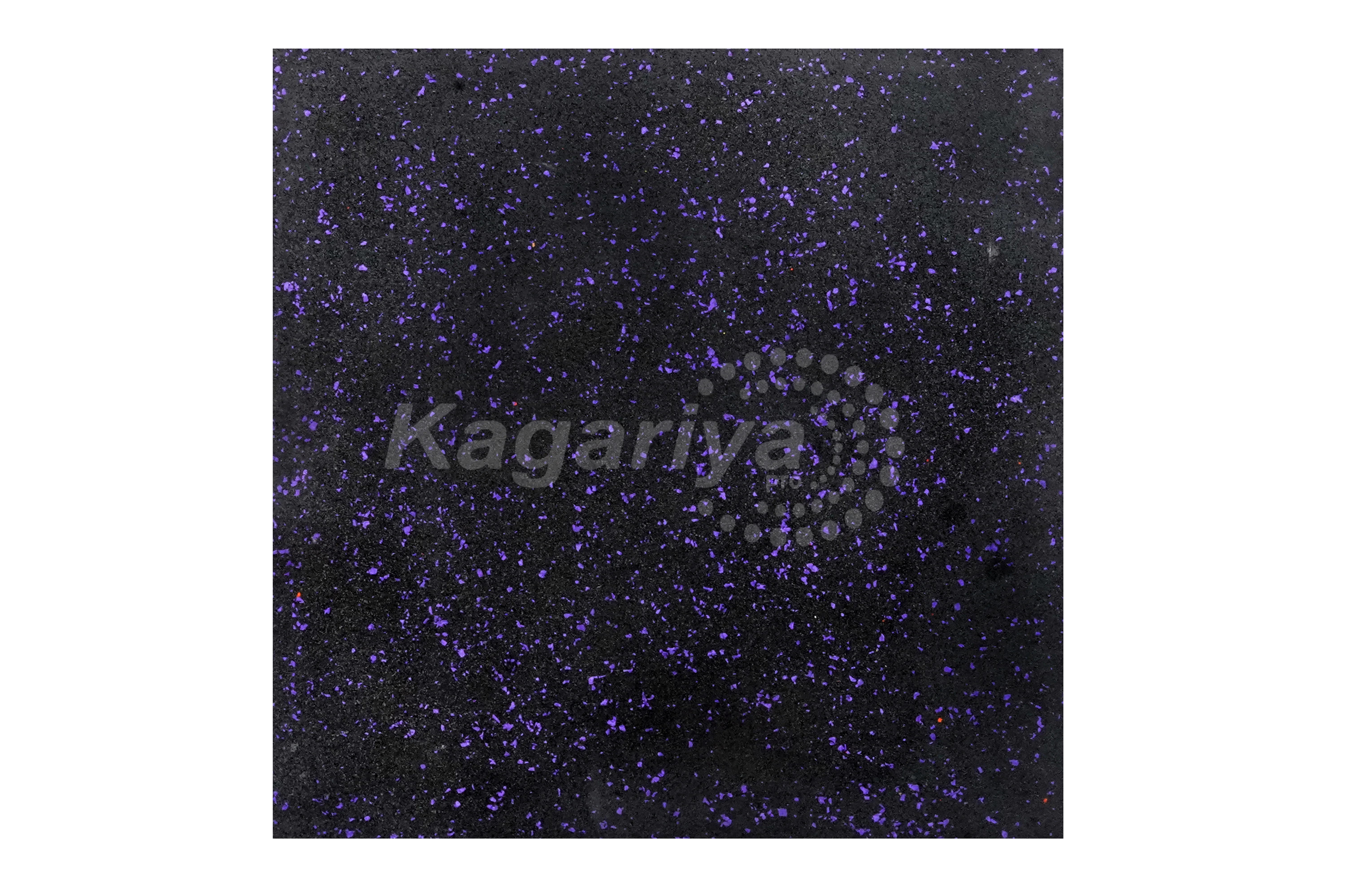 Purple laminated V groove rubber tile installed flooring