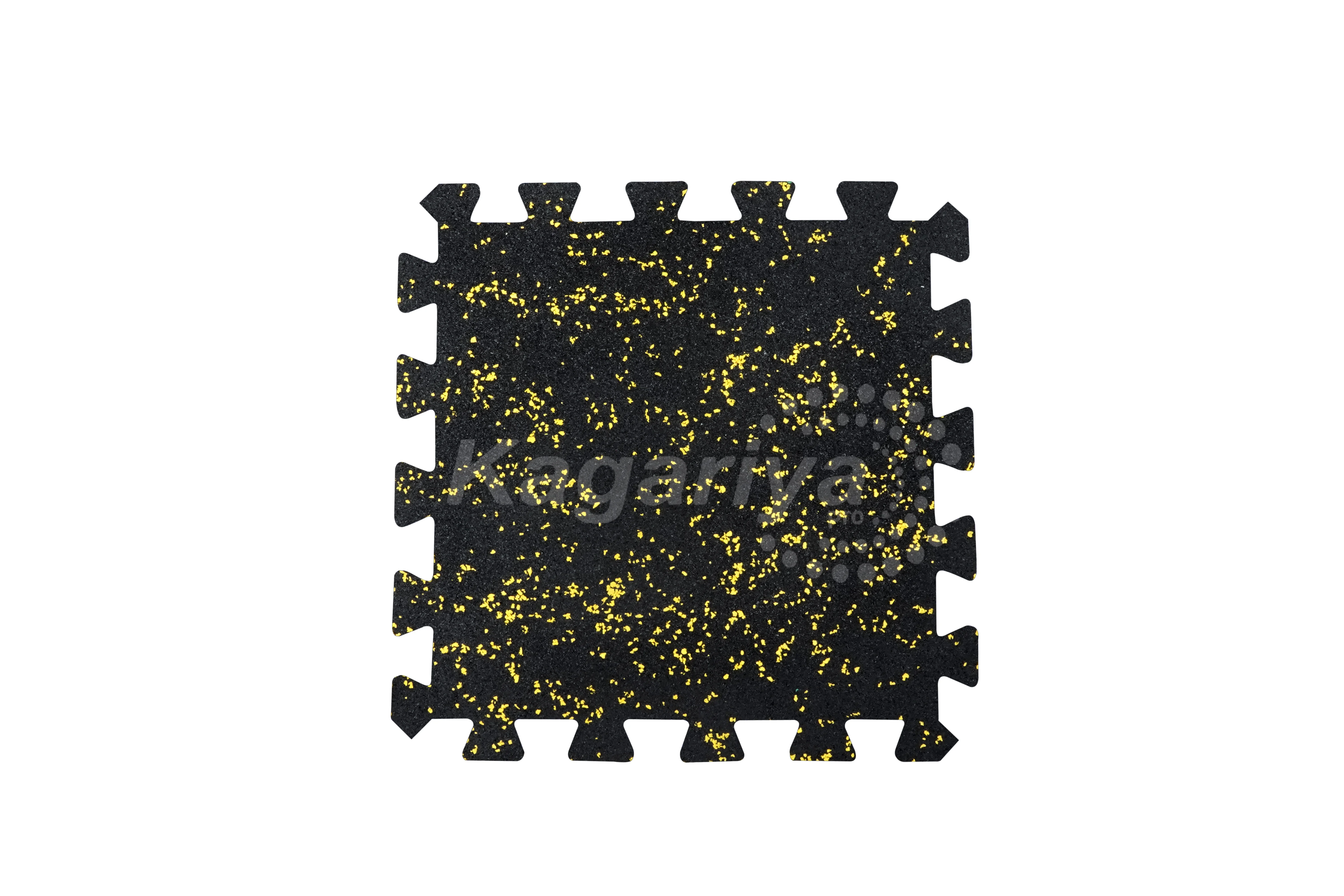 Premium EPDM Interlocking Tile yellow design